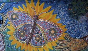 butterfly mosaic